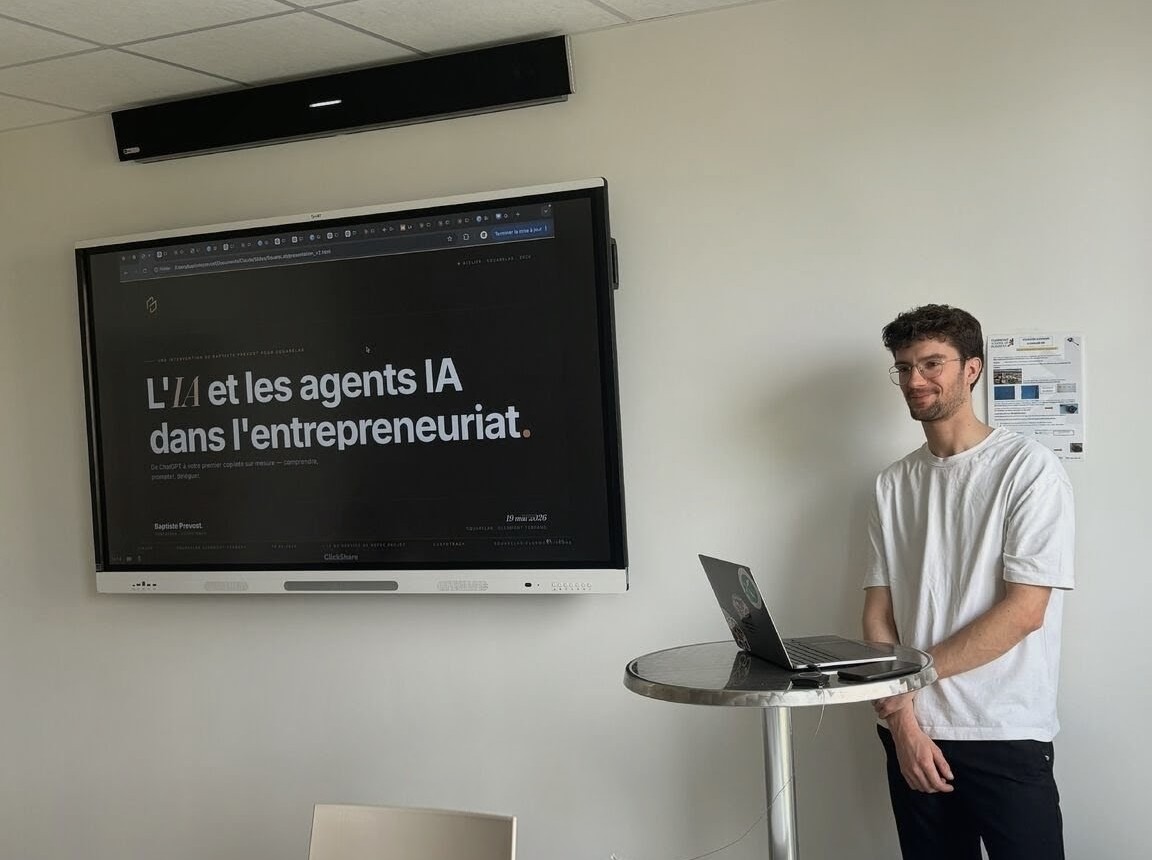 Atelier IA à l'incubateur SquareLab